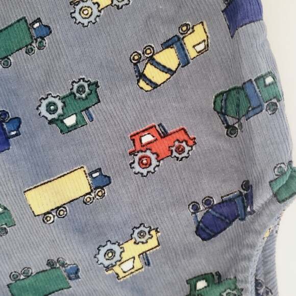 Sweetdil corduroy vehicle 12M Romper - Picture 2 of 5